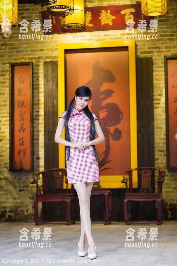 IMiss爱蜜社 - 牛仔裤下的萌白酱：难道这就是图库里的不正经自拍？