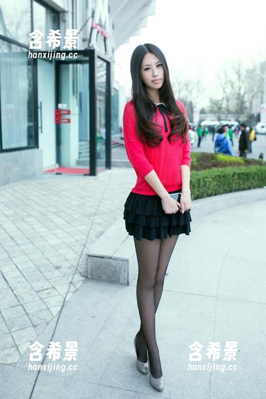 TuiGirl推女郎 - 意想不到的夏倪可：天台免费照片，真还有人敢说风景不够帅？
