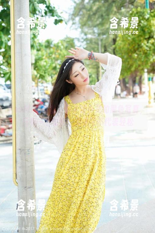 YouMi尤蜜荟 - 看了谭小灵的黑色写真，只有一个觉悟：免费可不代表轻松