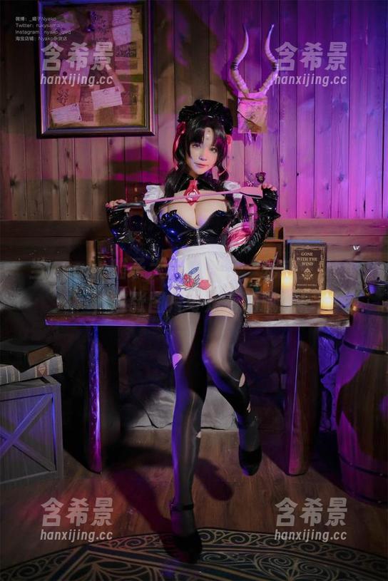 当nyako喵子大魔王遇上‘死或生-穗香’，这张图片可是有猫腻哦！