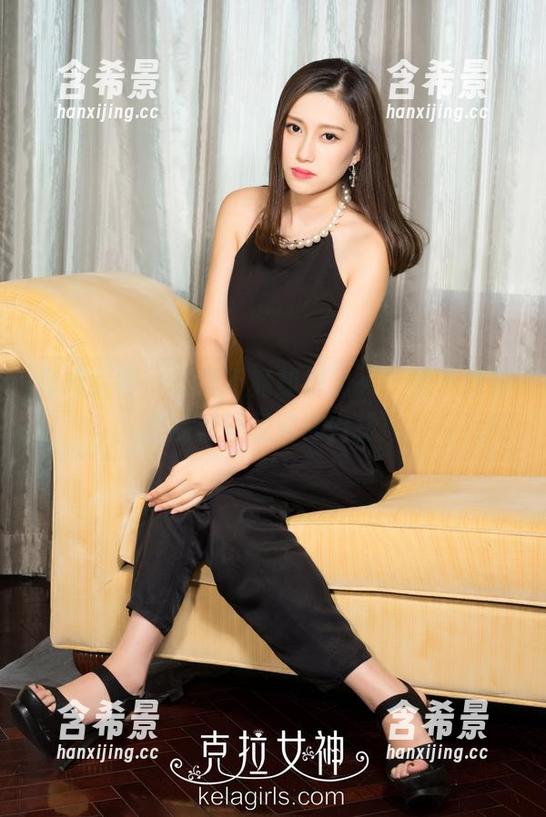 克拉女神 - 光线不亮却很抓人，妮子红裙作品真让我难以自拔！