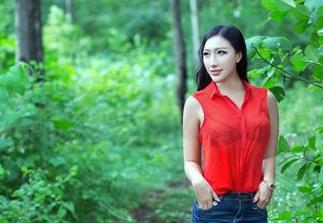 推女郎 – 小心击中！李丽莎的红裙原图，别说我没提醒你！