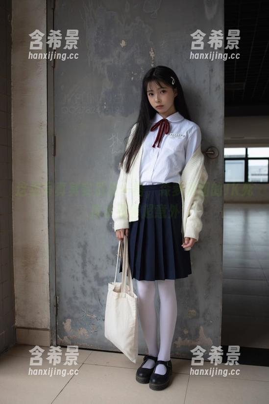 这组写真其实别具一格，森萝财团的JK死库水看着超意外
