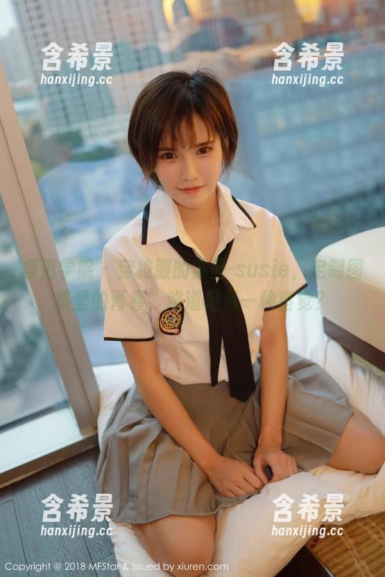 模范学院 - 穿校服的苏西-susie，定制图集里的青春，难道是另一种错觉？